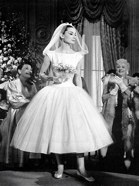 audrey hepburn givenchy 1955 wedding dress|funny face movie wedding dress.